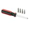 Prime-Line One Way Screw Remover and Driver Multi-Bit Tool for #4, #6, #8 and #10 One-way Screws (1 Set) 650-7905 - alternate 1